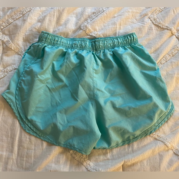 Nike aqua athletic shorts, built in underwear - Picture 2 of 2